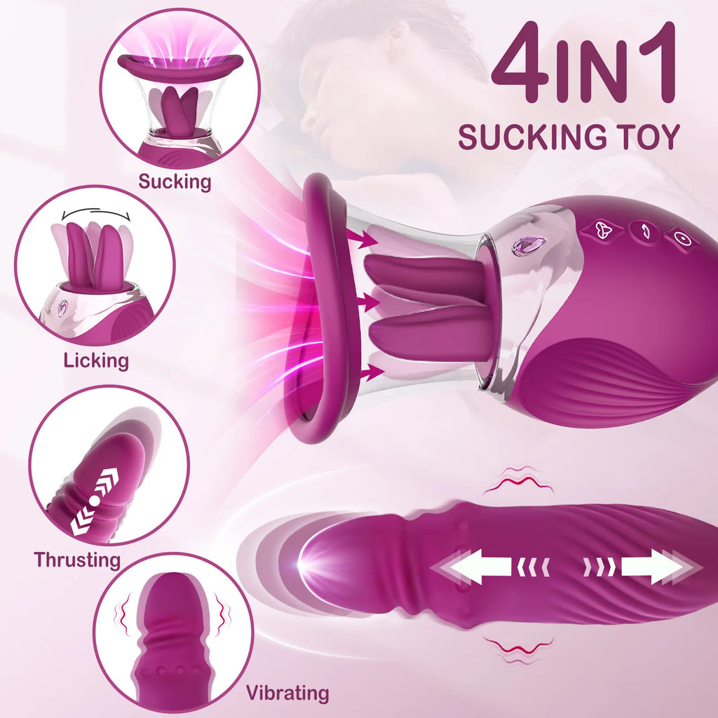 Rose 4-in-1 Wellness Massager | Masajeador de Bienestar