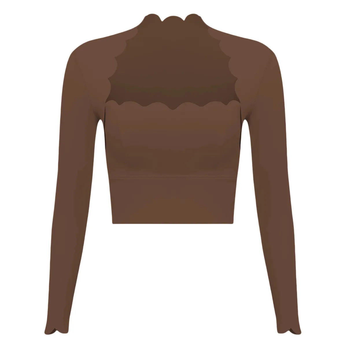 Ajuste ajustado con cuello cuadrado para mujer, alta elasticidad, deportes adelgazantes, manga larga, carrera profesional, secado rápido, fitness