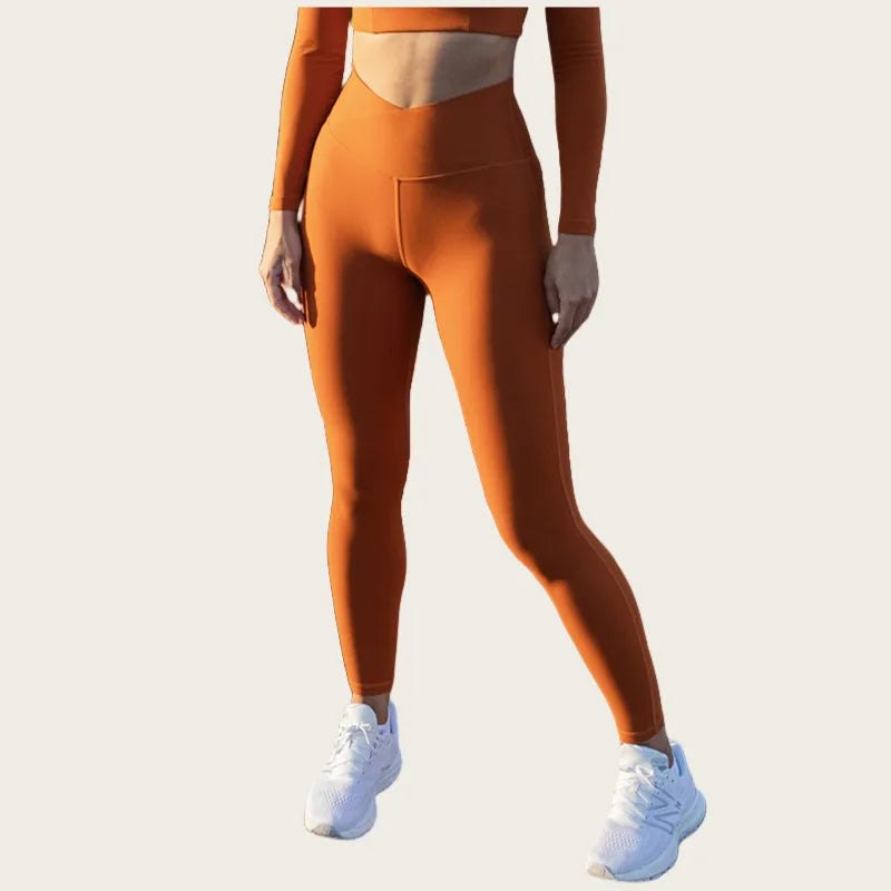 Ajuste ajustado con cuello cuadrado para mujer, alta elasticidad, deportes adelgazantes, manga larga, carrera profesional, secado rápido, fitness